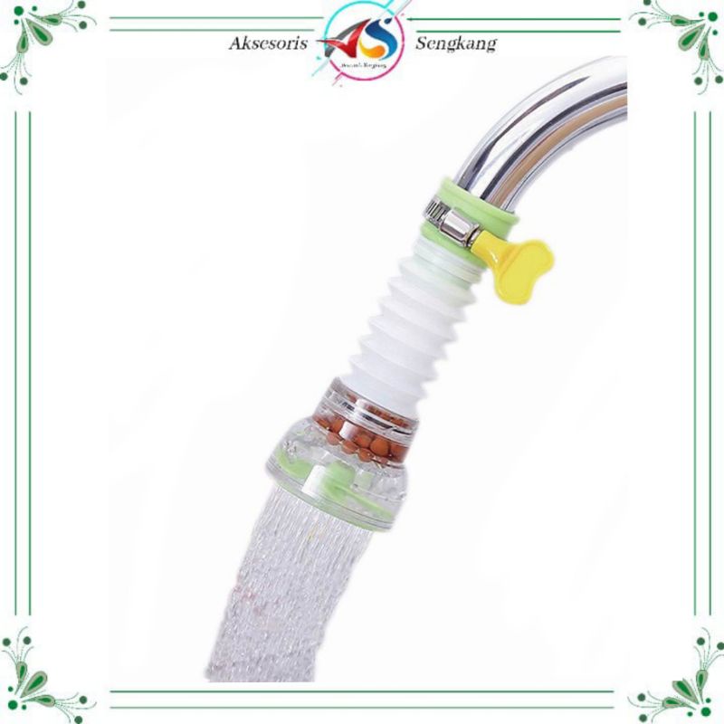 Sambungan Kran Air | Saringan Kran Air | Sambungan Kran Air Flexible Filter Air + klem