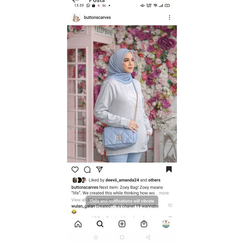 Audrey sweatshirt buttonscarves