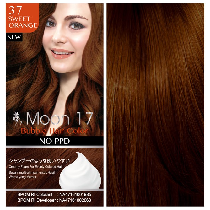 Sale Bubble Hair Color Sweet Orange Coklat Oranye Shopee