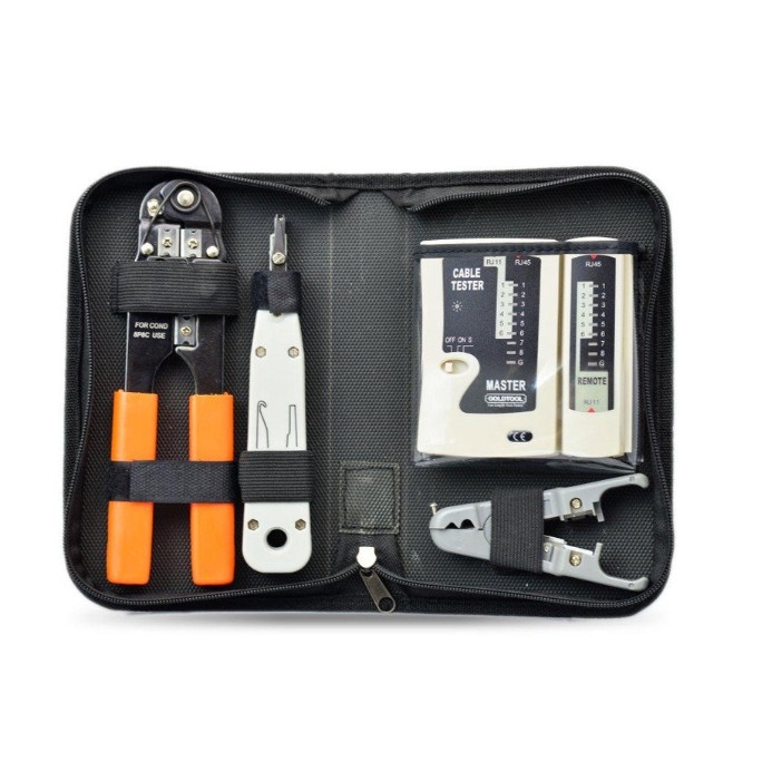 Goldtool Network Toolkit Set TTK-366 4-Piece Network Tool Kit