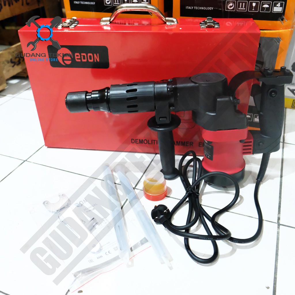 Demolition Hammer EDON X MAILTANK SH94 ED6 1780 / Mesin Bor Bobok Beton Jack Hammer ED6-1780 SH-94 MAILTANKxEDON