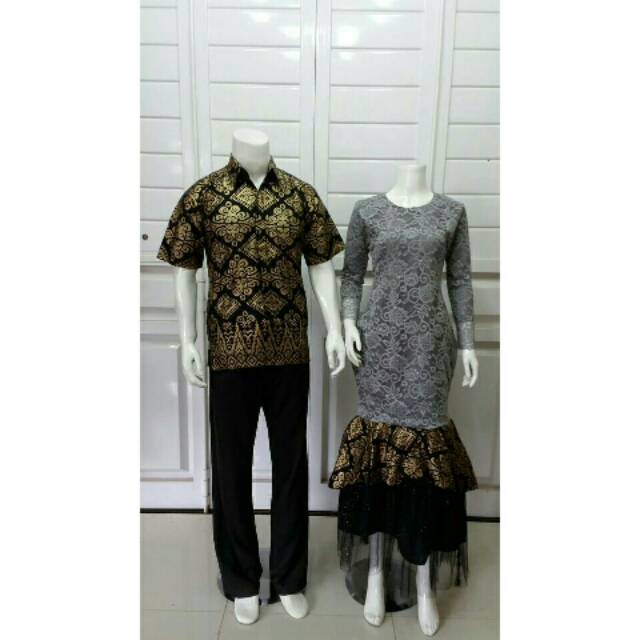 GROSIR COUPLE GAMIS MERMAID  KEMEJA PENDEK