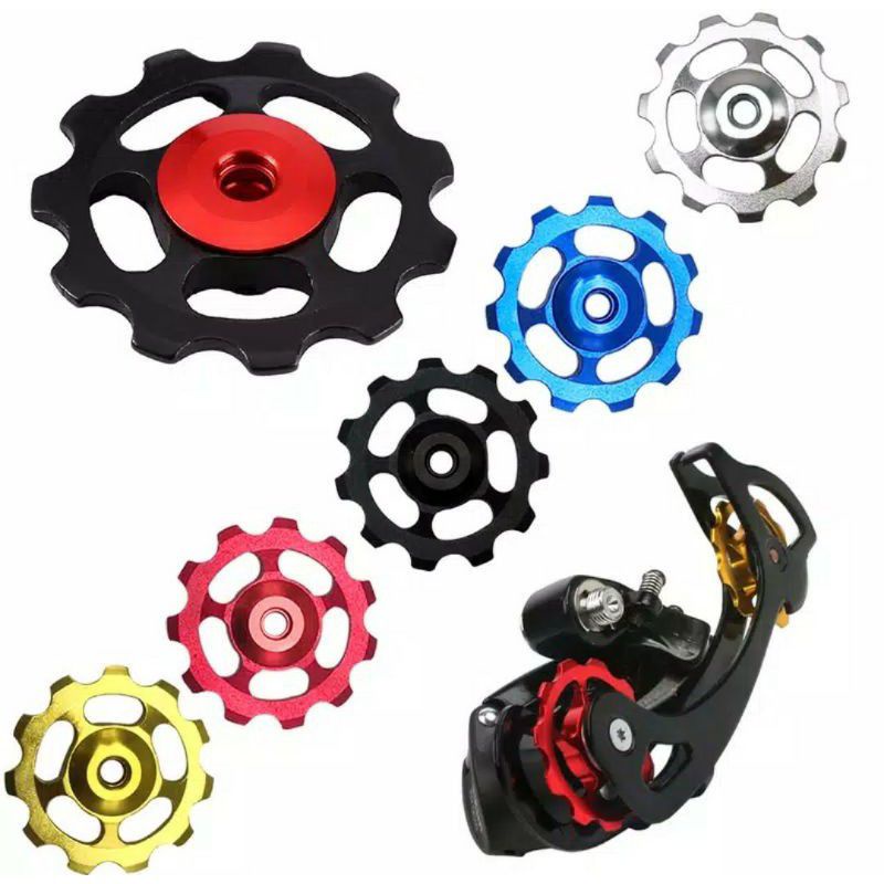 Pulley RD 11t Alloy Sealed Bearing Jockey Wheels Rear Derailleur Gir