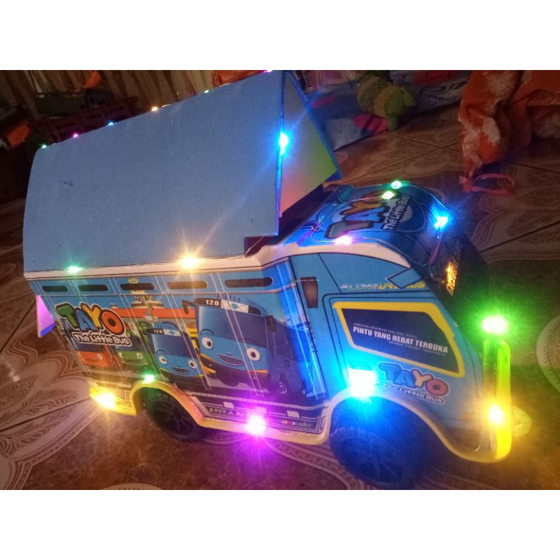 MINIATUR truk oleng ANIMASI