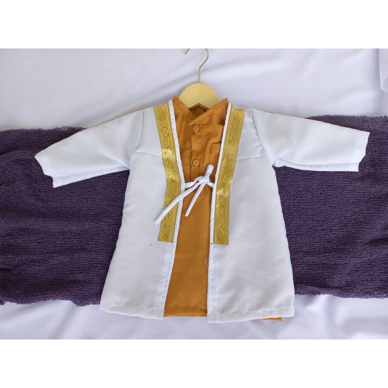 COD Baju Gamis Aqiqoh Newborn Bayi Baru Lahir Laki Laki Cowok Poroperty newborn