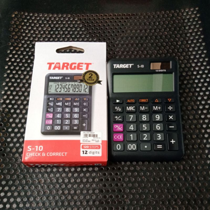 

Calculator S 10 Target