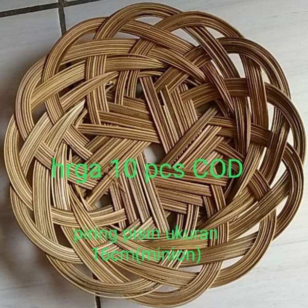 piring lidi,piring pisin, tatakan kecil ukuran 16cm/10pcs buat acara ulang tahun