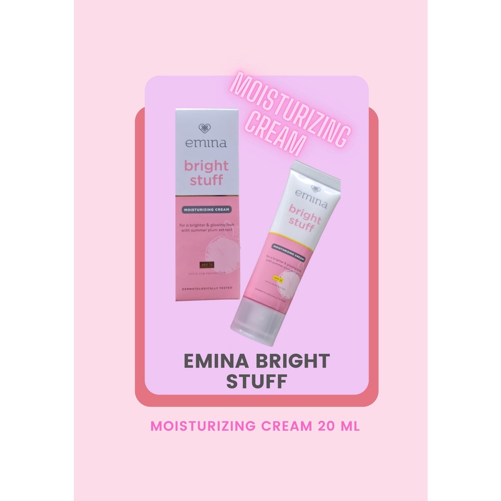 Emina Bright Stuff Moisturizing Cream SPF 15 [ 20 ML]