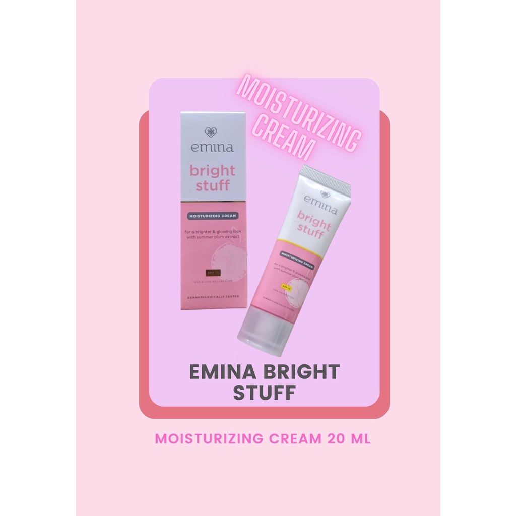 Emina Bright Stuff Moisturizing Cream SPF 15 [ 20 ML]