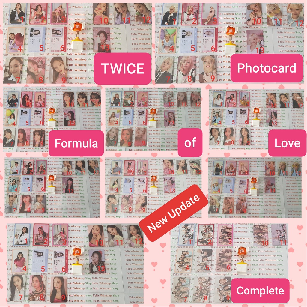 Twice FORMULA of LOVE Photocard Album Official