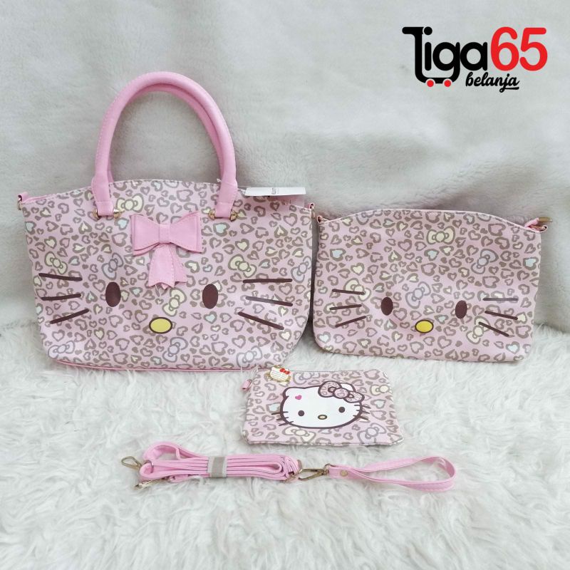 365 Tote Bag Fashion / Tas Jinjing / Bahan Kulit Halus Printing / Bag 54309