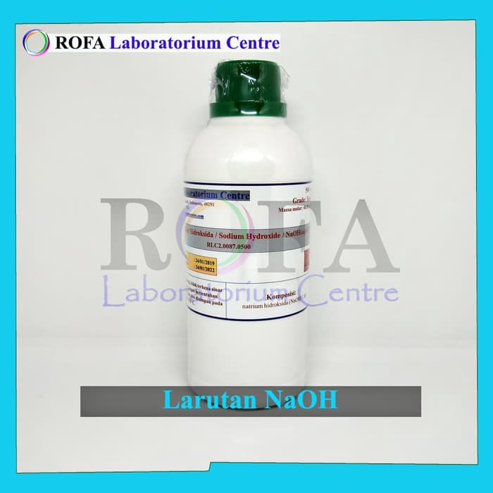 Larutan Naoh Larutan Natrium Hidroksida 2 M 500 Ml Shopee Indonesia