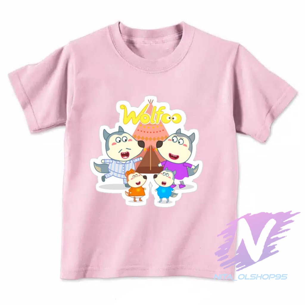 KAOS WOLFOO TERBARU BAJU KAOS ANAK WOLFO ANIMASI