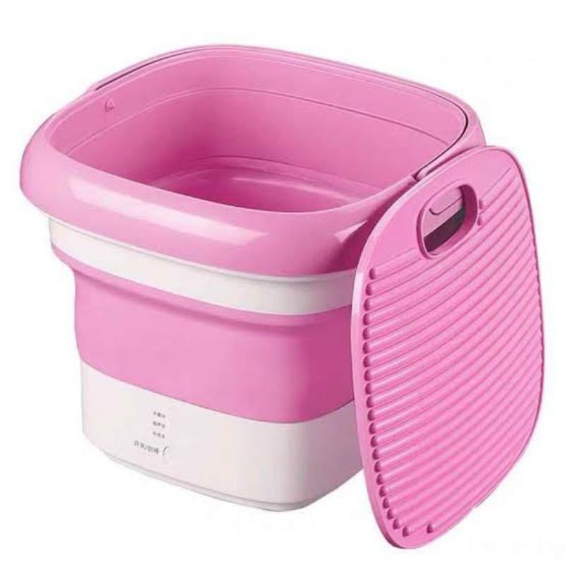 Mesin Cuci Mini Lipat Portable - Folding Washing Machine Kapasitas 1.8kg