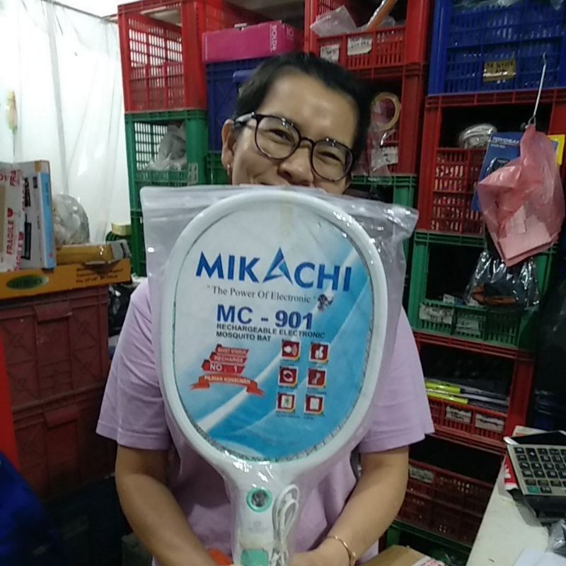 RAKET NYAMUK MIKACHI 901