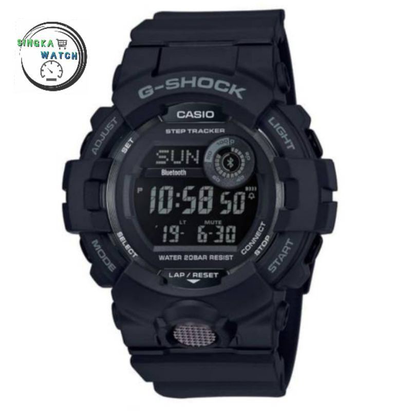 G-SHOCK CASIO JAM TANGAN PRIA ORIGINAL SERI GBD 800 1BDR FULL HITAM