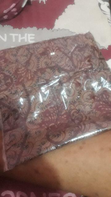 Couple Batik Keluarga Ayah Ibu Dan Anak Gamis Rempel Gamis Manggar Rempel