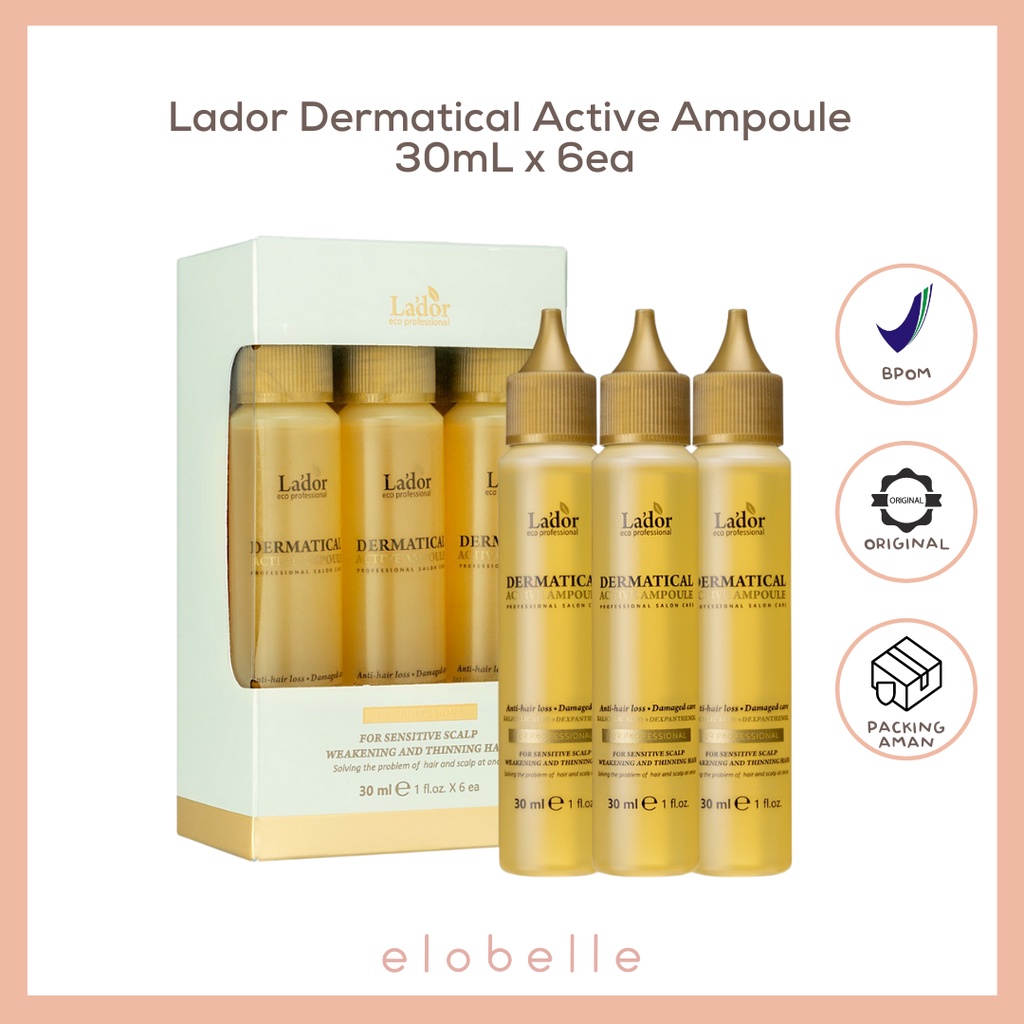 Jual Lador Dermatical Active Ampoule 30mL x 6 pcs / Ampul Pereda