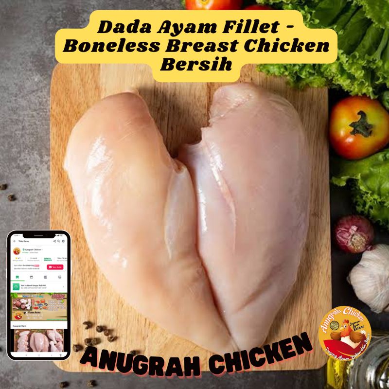 

DADA AYAM FILLET - BONELESS BREAST - BONELESS CHICKEN HARGA HEMAT