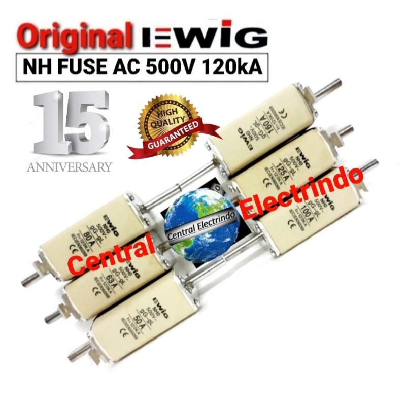 NH Fuse EWIG NH0 AC500V 120KA