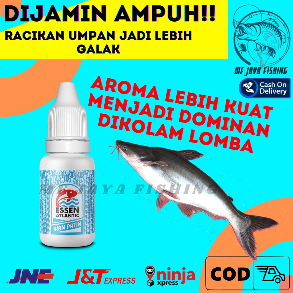 Essen Esen Ikan Patin Galatama dan Harian Esen Patin Babon Essen Atlantic Ikan Patin 15ml