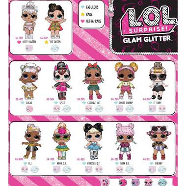 lol glam glitter series 1