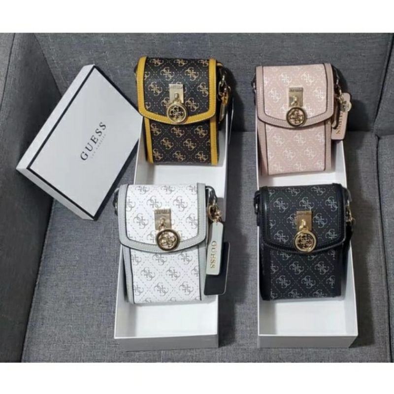 Tas Selempang Handphone mini logo Guess Jansen