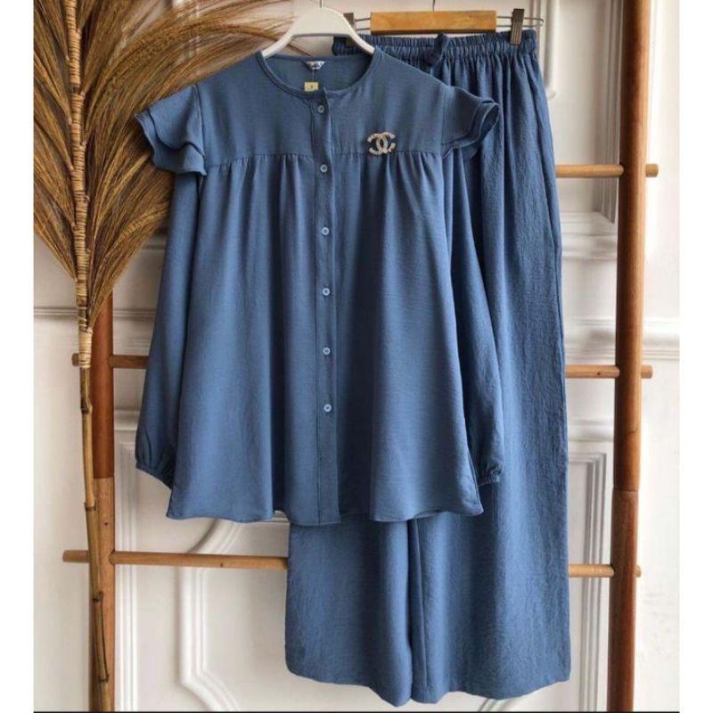 ONE SET WANITA / ONE SET CRINKEL WANITA REVANA / ONE SET WANITA VIRAL / SETCEL CRINKEL / ONE SET REVA