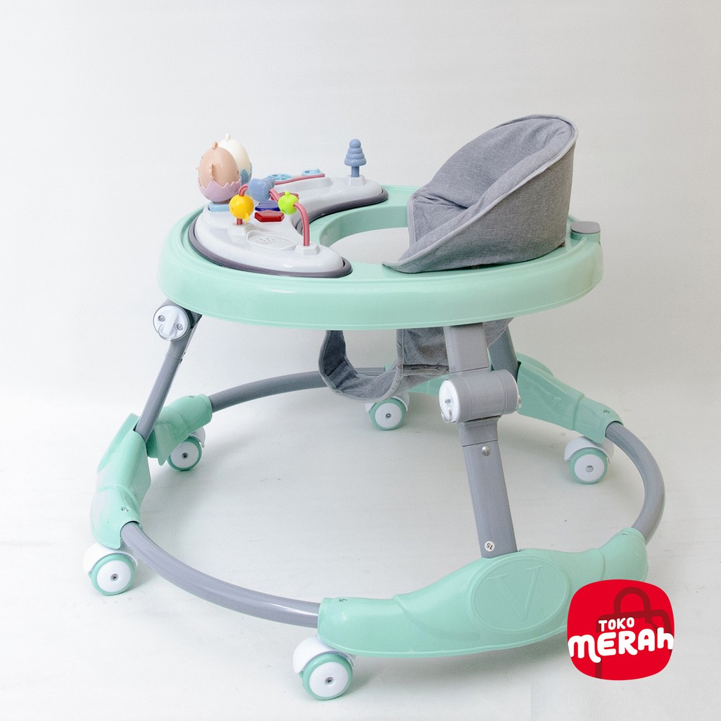 Baby Walker Wolker Roda Dorongan Bayi Belajar Jalan Anak Apolo Kereta Bayi Belajar Jalan - Spacebaby