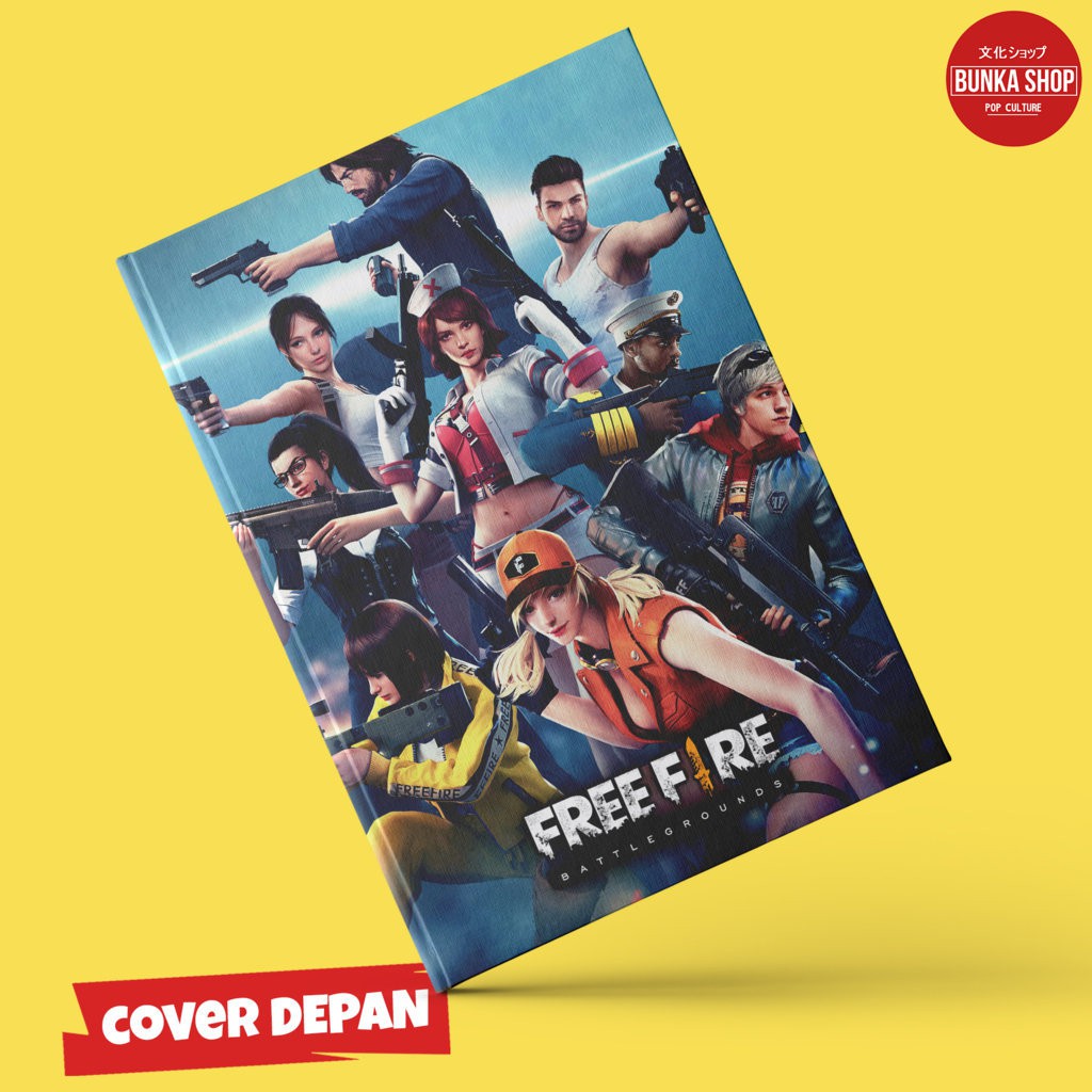 

Note Book Game Free Fire Full Characters Hardcover A5