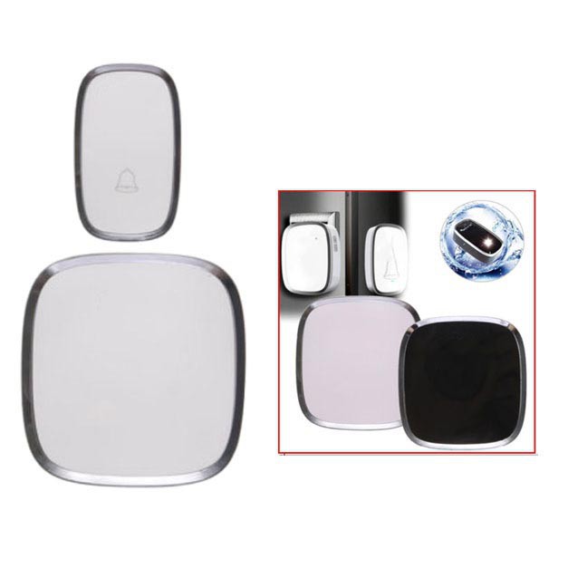 Grab Medan Bel Pintu Wireless Doorbells Waterproof 36 Nada 1 PCS Receiver Taffware A101 Putih O