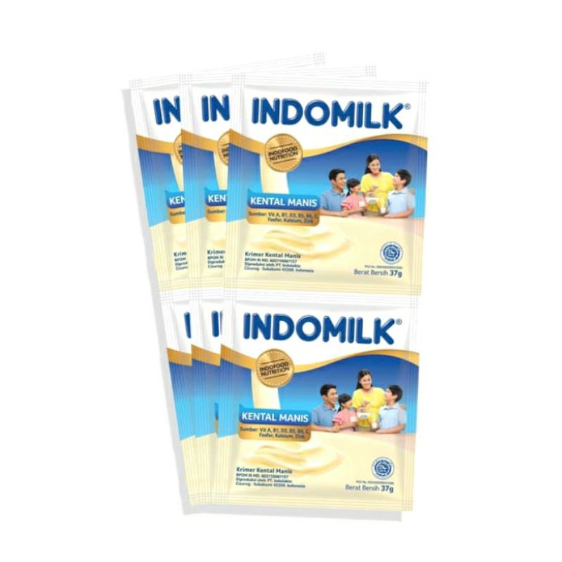 

Indomilk SKM sachet 6x37gr