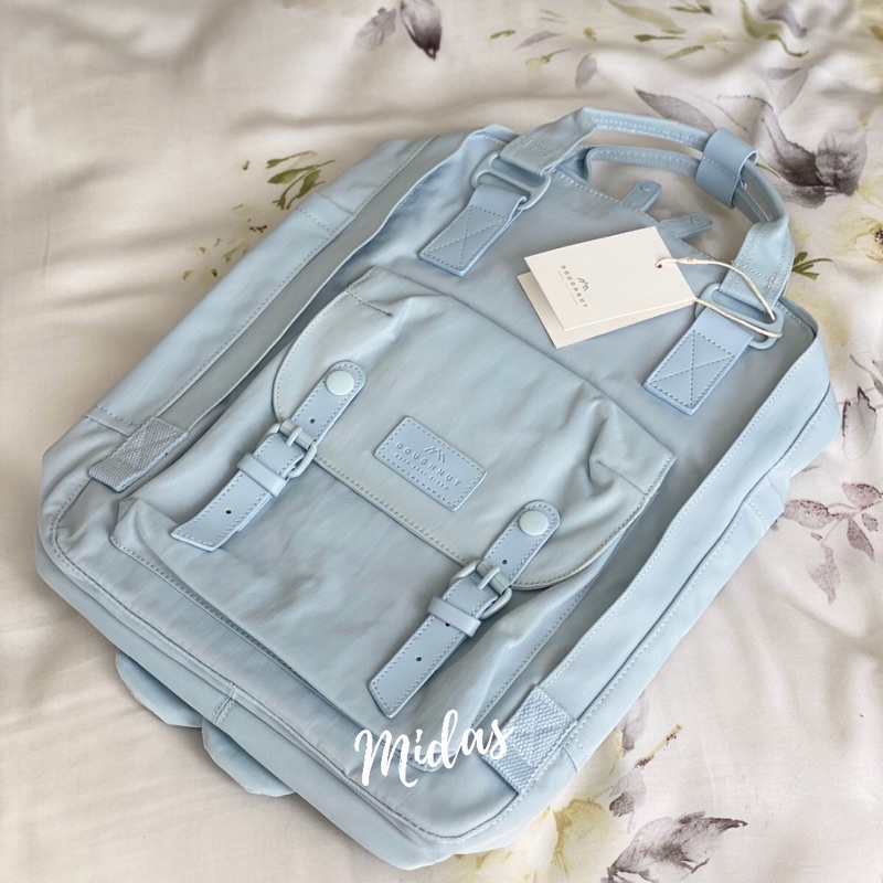11.11 BIG SALE !! TAS BACKPACK DOUGHNUT MACCARON-BABY BLUE