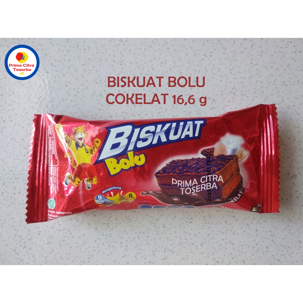 

Biskuat Bolu Coklat 16,6 gram