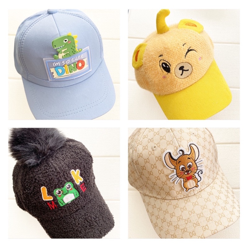 TOPI BASEBALL ANAK 3-5 TAHUN BANYAK MODEL