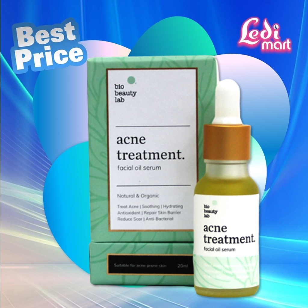 ORIGINAL Bio Beauty Lab Acne Treatment Facial Oil Serum 20ml / Facial Serum / Face Oil / Serum Oil / Minyak Wajah / Anti Jerawat / Serum Jerawat / Minyak Jerawat / LEDI MART