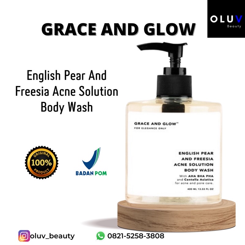 Grace And Glow English Pear Body Wash