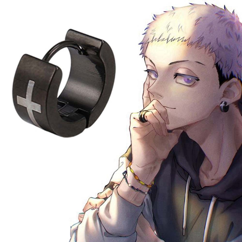 Anting Cosplay Anime Tokyo Revengers Bentuk Cincin Bahan Akrilik Untuk Pria Dan Wanita