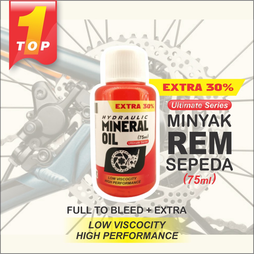 Mineral Oil Minyak Rem Sepeda Hidrolis Hydraulic fr shimano altus maguro tektro 75ml Ultimate series