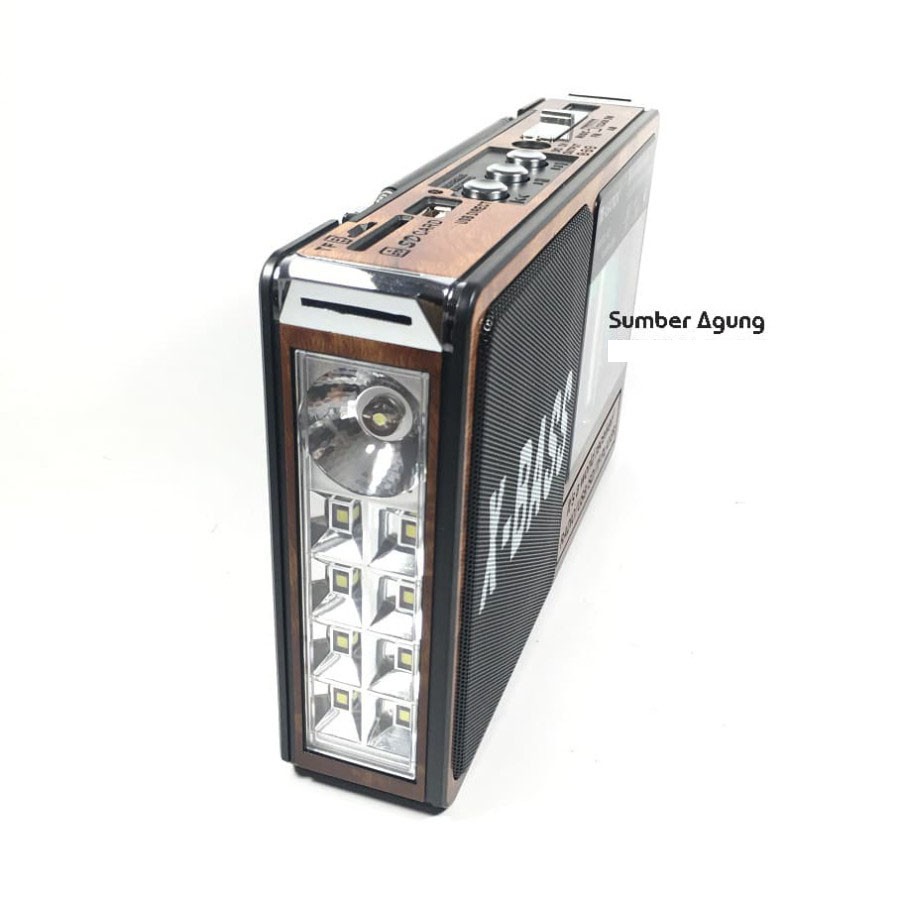 Speaker Aktif Asatron Radio R1091 USB SD TF 8Band Radio Suara Jernih