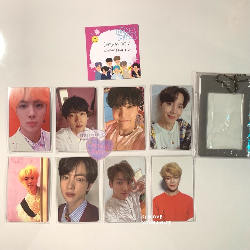 BTS Photocard Album Official Seokjin Answer E L Her E MOTS 7 Versi 4 V4 J-Hope Hoseok Hobi Jin BE Es