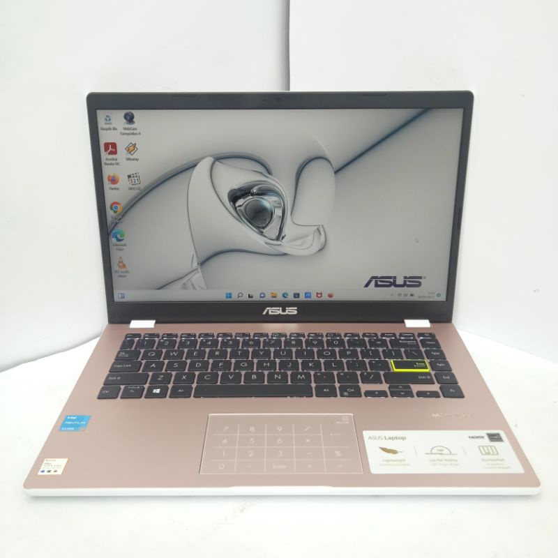 LAPTOP 2ND ASUS E410K INTEL PENTIUM SILVER N6000 4GB SSD 256GB BERGARANSI
