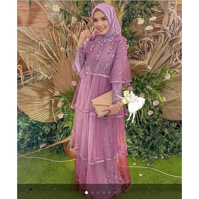 LG Dress Shalimar ungu