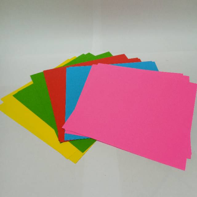 SATU PACK ( 25 LEMBAR ) ORIGAMI KERTAS LIPAT DUA SISI FORTE / Sinar Dunia 12X12