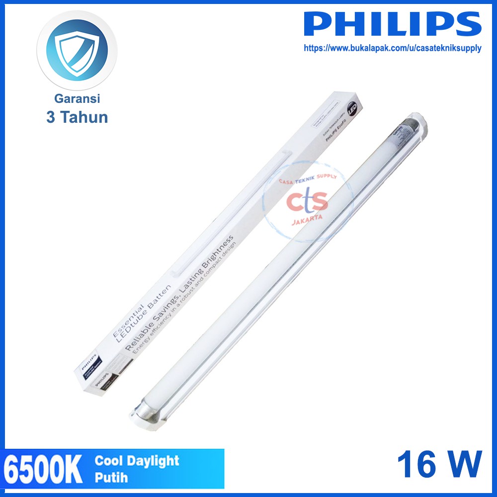 Lampu Philips TL LED SET Ecofit 16 Watt + RUMAH LAMPU ...