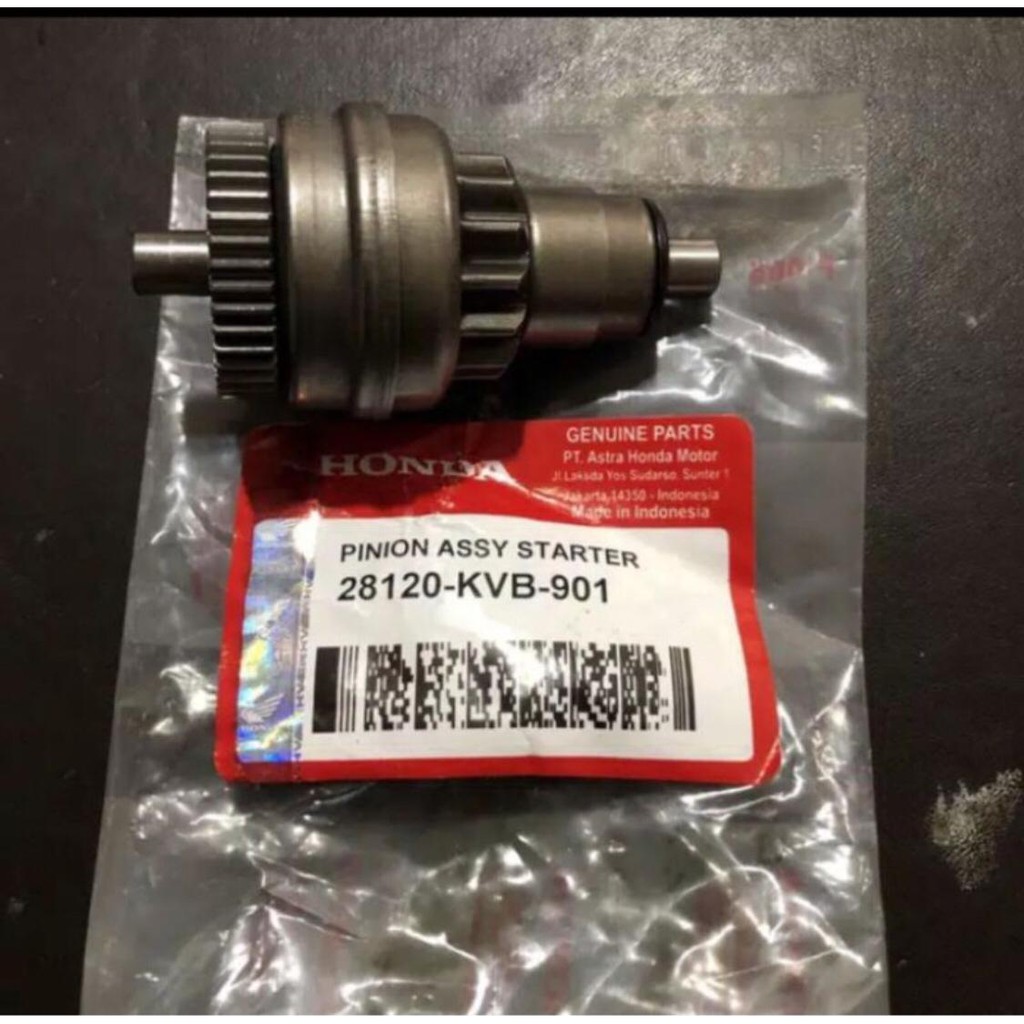 GRANAT GIGI PINION STARTER GEAR ASSY HONDA VARIO 110 KARBU BEAT FI F1 SCOOPY SPACY- KVB