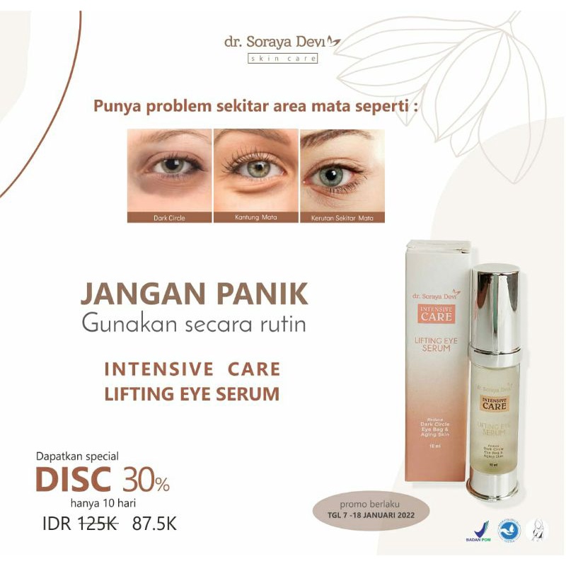 SERUM MATA SDS SORAYA DEVI SKINCARE BAGUS