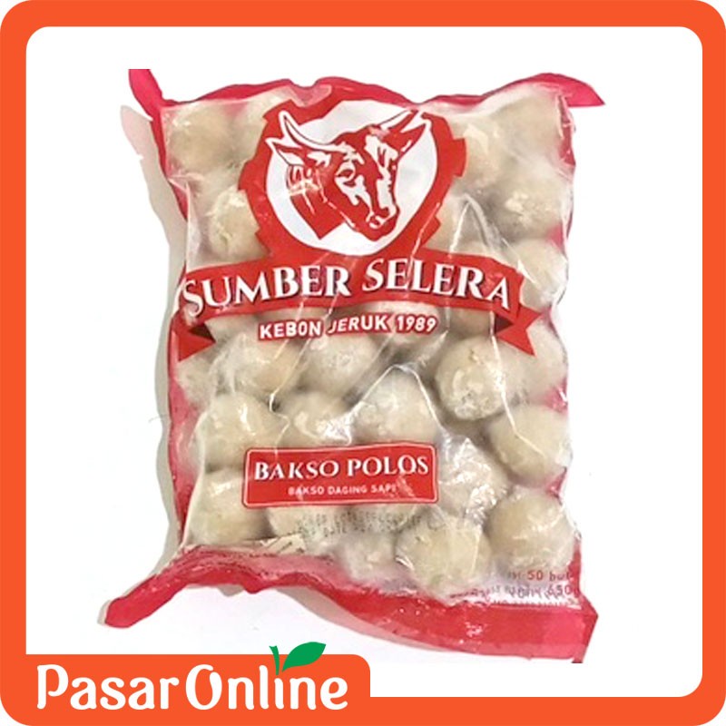 

Sumber Selera Baso Bakso Sapi Polos - 650 gr