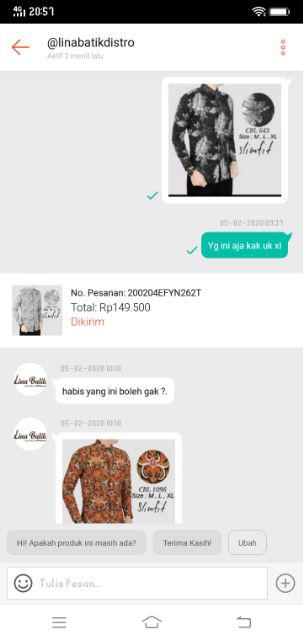 Cbl711 Kemeja Batik Pria Slim Fit Mewah Linabatikdistro Unik Baju Batik Pria Best Seller