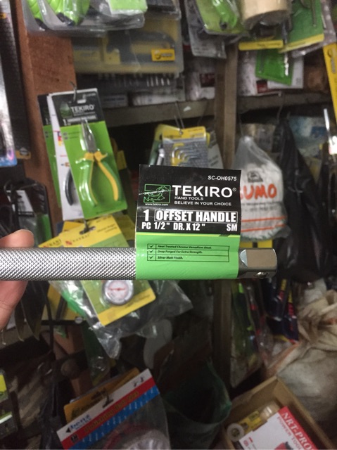 GAGANG KUNCI SOK SOCK L 1/2X12 INCH TEKIRO OFFSET HANDLE